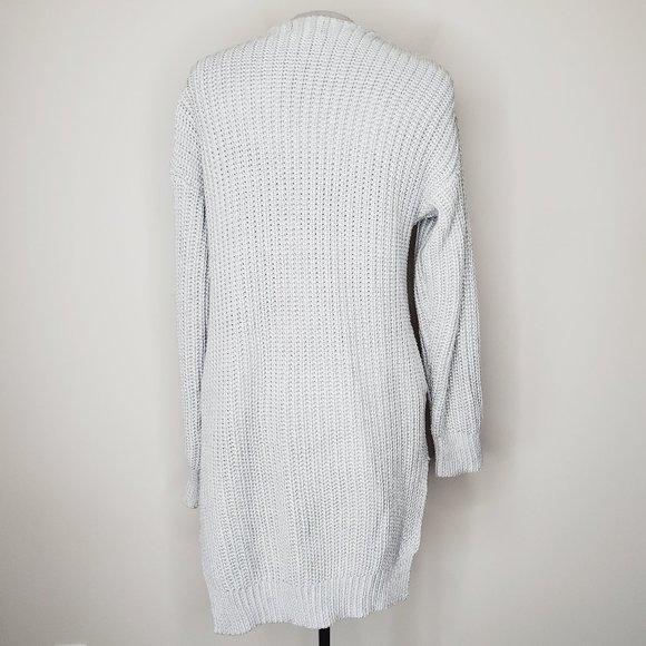 REVOLVE SNDYS. 100% Cotton Grey Chunky Cardigan - Picture 5 of 10